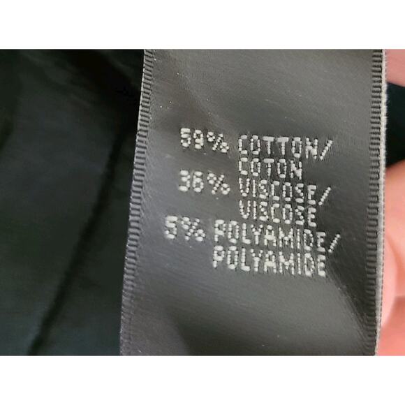 Lafayette 148 Semi Sheer Mesh Tunic Top Medium Black Stripe Minimalist Luxury - Picture 10 of 11